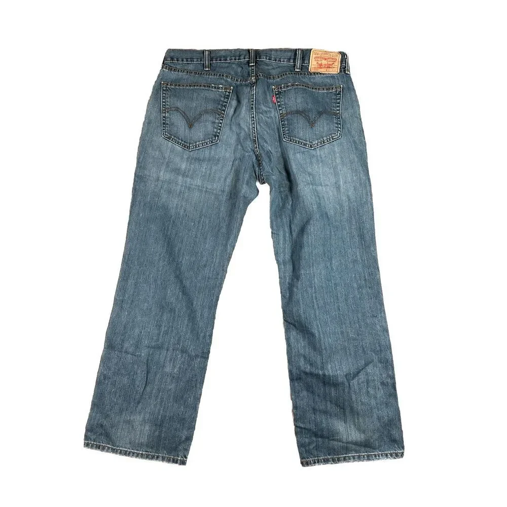 Levi's 559‎ Medium Wash Relaxed Straight Blue Jeans Men's Size 38x30